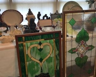 Custom stained glass pieces
