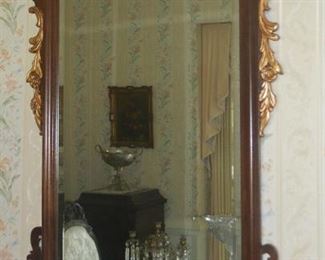 Exquisite Mirror with gold leafing