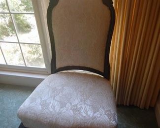 One of the side chairs for dining group