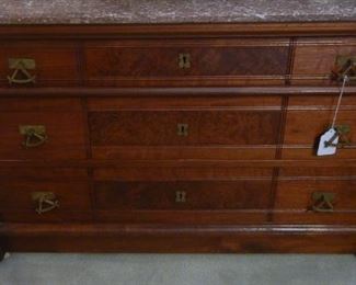 Small dresser with marble top