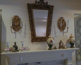 Large Baroque style mirror