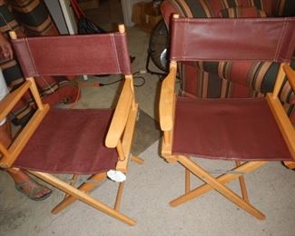 Leather Directors chairs