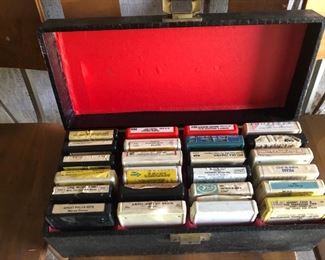 8-TRACK TAPES AND PLAYER