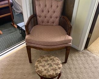 Side Chair & Footstool 