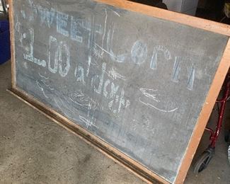 Chalkboard from Dimondale School House  