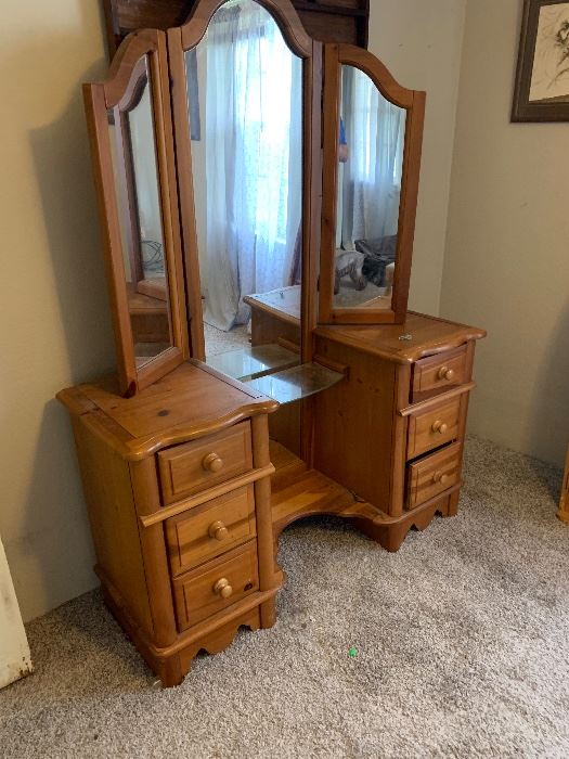 Dressing Table with bench, not shown. 