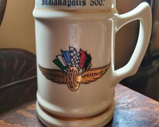 2002 Indy 500 mug with list of winners