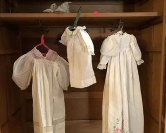 Vintage Christening and Doll Dresses