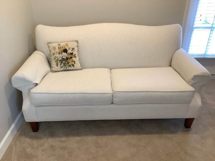 Cream Colored Sofa Looks Brand New