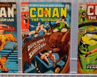 Lot 259: Marvel Comic ,Early Conan The Barbarian ,artist Barry Windsour Smith, Belit, Red Sonja, Issue#'s 5,6,9,11,72,73,76,78,79,81,83,88,85,90 ,Giant Size Annual 1,3; 16 comic book