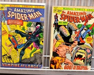 Select Language​▼
Lot 216: Marvel Comic Book- Bronze Age Amazing Spiderman, 2nd Appearance of Morbius the Vampire ,1st series 7 Comic Books
