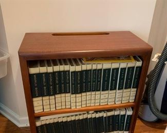 #50	Encyclopedia Cabinet w/World Book Encyclopedias (missing xyz ) plus years 1971-1976- You Move	 $75.00 
