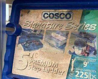 #65	Costco Aluminum 5ft ladder 	 $45.00 
