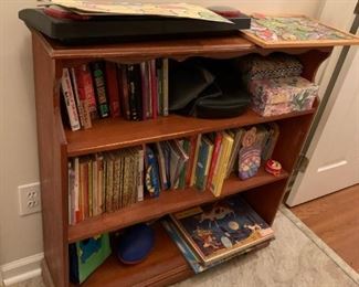 #78	Wood Bookcase w/3 shelves    36x10x38	 $75.00 

