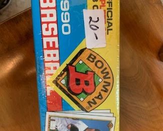#126	Bowman 1990 Baseball cards 529 Cards new in box unopened	 $20.00 
