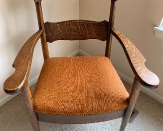 Oak farm chair