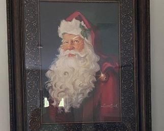 Santa Clause framed $75