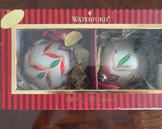 Waterford ornaments $40 each