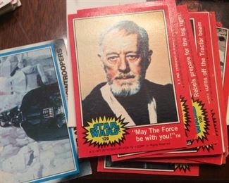QTY 20 / 1977 Star Wars Collectible  Trading Cards