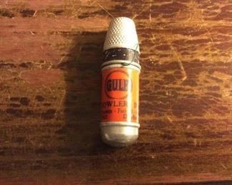 Vintage Advertising Sewing Kit - Gulf Gas Oil Service Station 