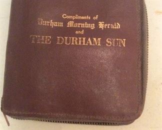 1950's Durham Sun Newspaper Give- A- Way Advertising  Kit