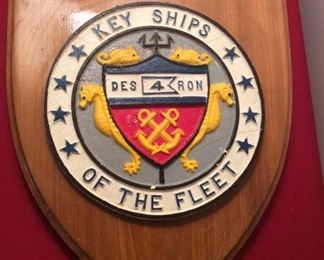 Vintage Navy Plaque