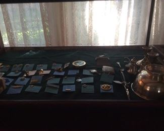 Many Vintage Navy Lapel G.F Gold Pins 