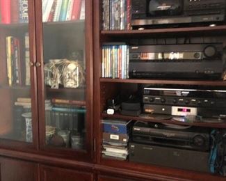 Wall unit, movies & VHS