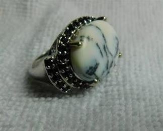 Dendritic Agate & Black Spinel