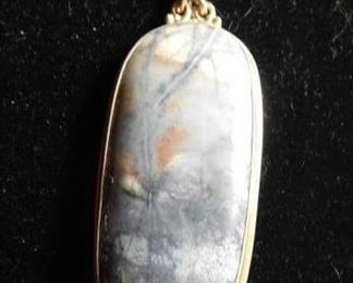 Picture Agate Necklace