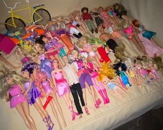 Bunch of Barbies etc.  $400 for the lot obo
