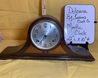 P-LR-30 - $125  Sessions Tambour Clock "Dolciana" 