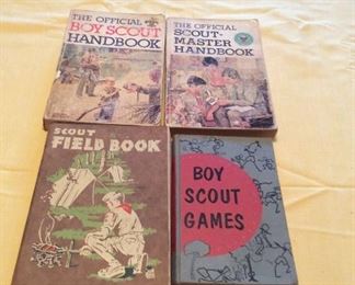 P-LR-198 - First Edition "Scout Field book" 1944-1979 - "The Official Boy Scout Handbook" features the last cover painted by Norman Rockwell - $55