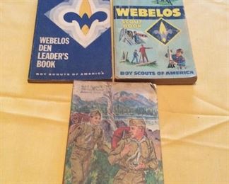 P-LR-202 - 1960's - 70's Boy Scout and Webelos books - $15