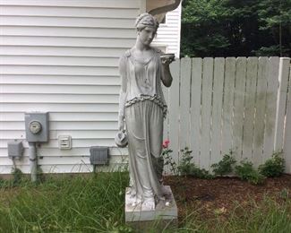 6ft tall concrete lady. Heavy