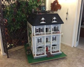 Very large furnished doll house