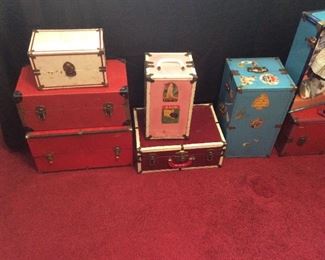 vintage doll cases