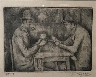 Signed Limited Edition Lithograph Paul Cezanne