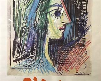 Genuine Vintage Picasso 1970 Exhibition Poster