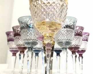 Lot 11 Assorted Bohemian Glass Cordials