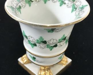 Vintage HEREND Pedestaled Porcelain Vessel