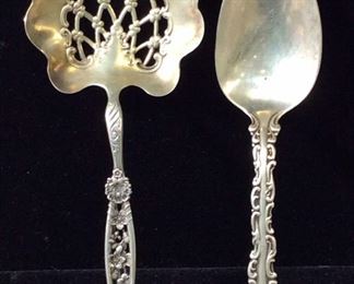 Lot 4 Antique Sterling Cocktail Spoons