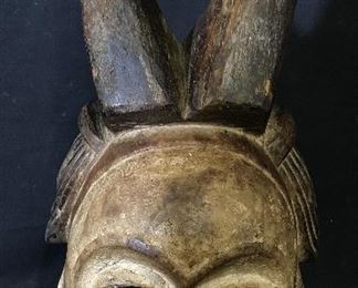 Horned Lumbo Gabon Mask