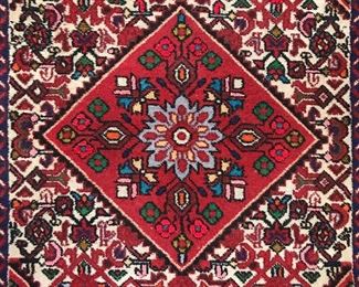 Vintage Handmade IRANIAN KAMSEH Wool Rug