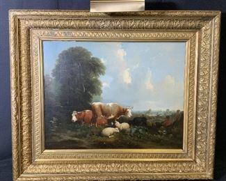 William Shayer Signed Oil on Canvas Landscape