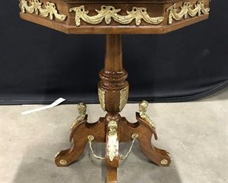 Victorian Style Vintage Wooden Side Table