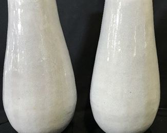 Pair VNT PAULINE NETZER Ceramic Table Top Lamps