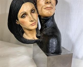 KLIMO, Donny and Marie Sculpture, C 1971