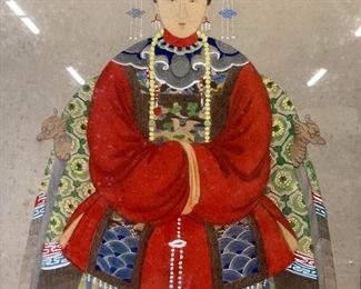 Chinese Portrait Painting of Female Ancestor