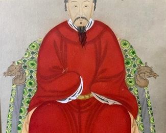 Chinese Portrait Painting of Male Ancestor
